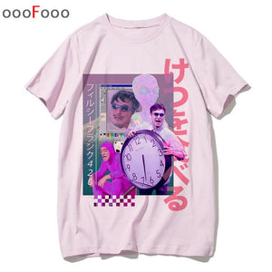 vaporwave T Shirt Fashion Sad Girl Retro Japanese Anime Men tshirt aesthetic Tops t-shirt Tee Shirt Harajuk male/women