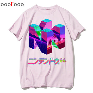vaporwave T Shirt Fashion Sad Girl Retro Japanese Anime Men tshirt aesthetic Tops t-shirt Tee Shirt Harajuk male/women