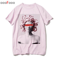 Load image into Gallery viewer, vaporwave T Shirt Fashion Sad Girl Retro Japanese Anime Men tshirt aesthetic Tops t-shirt Tee Shirt Harajuk male/women
