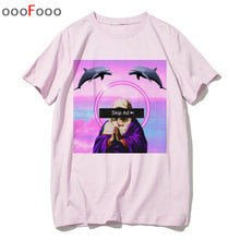 Load image into Gallery viewer, vaporwave T Shirt Fashion Sad Girl Retro Japanese Anime Men tshirt aesthetic Tops t-shirt Tee Shirt Harajuk male/women