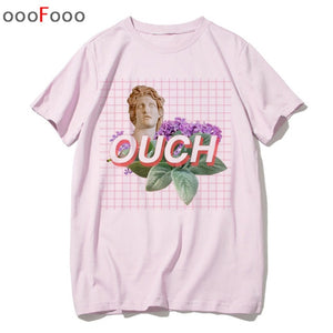 vaporwave T Shirt Fashion Sad Girl Retro Japanese Anime Men tshirt aesthetic Tops t-shirt Tee Shirt Harajuk male/women