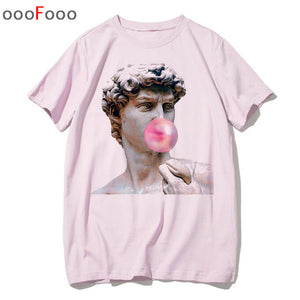 vaporwave T Shirt Fashion Sad Girl Retro Japanese Anime Men tshirt aesthetic Tops t-shirt Tee Shirt Harajuk male/women