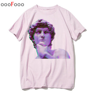 vaporwave T Shirt Fashion Sad Girl Retro Japanese Anime Men tshirt aesthetic Tops t-shirt Tee Shirt Harajuk male/women