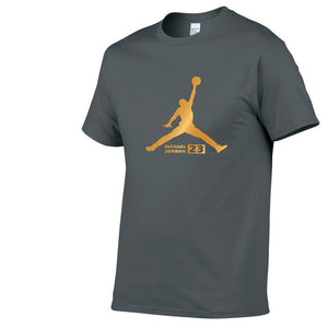 Newest 2019 Summer Men T-Shirt Fashion Jordan 23 Brand Logo Print Cotton T Shirt Men Trend Casual Short Sleeve Tshirt Tops Tee