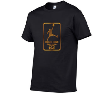 Newest 2019 Summer Men T-Shirt Fashion Jordan 23 Brand Logo Print Cotton T Shirt Men Trend Casual Short Sleeve Tshirt Tops Tee