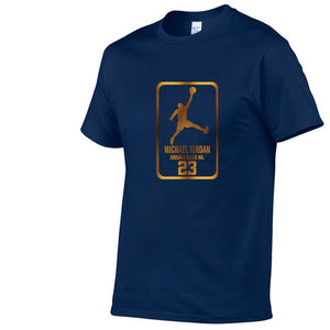 Newest 2019 Summer Men T-Shirt Fashion Jordan 23 Brand Logo Print Cotton T Shirt Men Trend Casual Short Sleeve Tshirt Tops Tee
