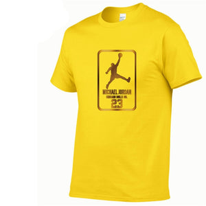 Newest 2019 Summer Men T-Shirt Fashion Jordan 23 Brand Logo Print Cotton T Shirt Men Trend Casual Short Sleeve Tshirt Tops Tee